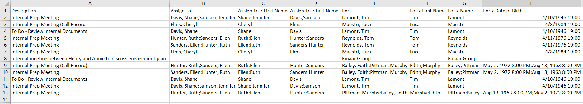Collapse to a single row using a delimiter option example