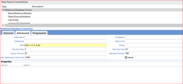 Max Pool Size setting