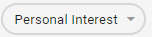 Personal Interest filter chip