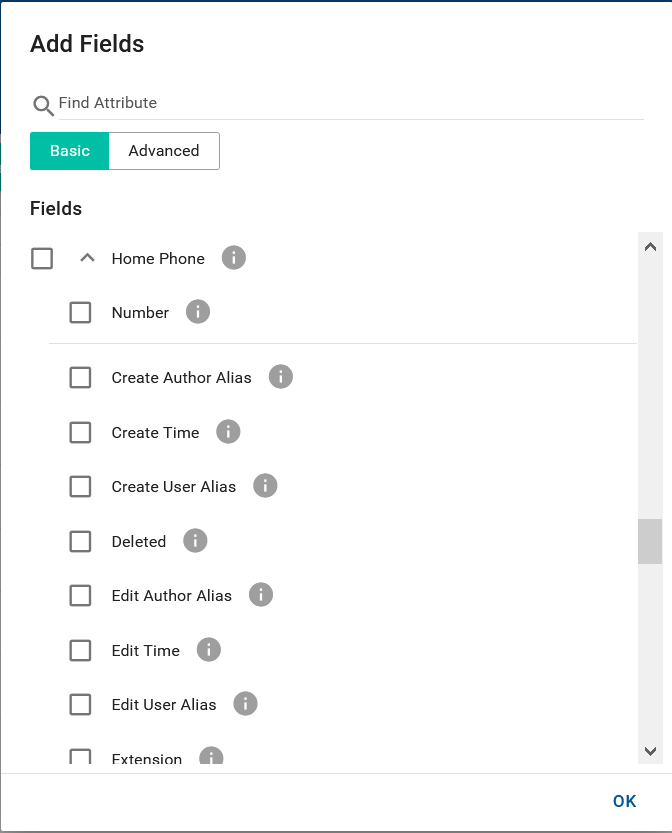 Associated fields example