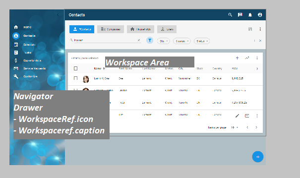 Example Navigator Workspace