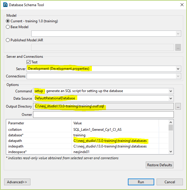 Database Schema Tool