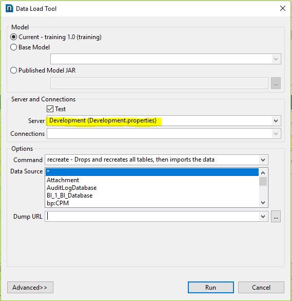 Data Load Tool