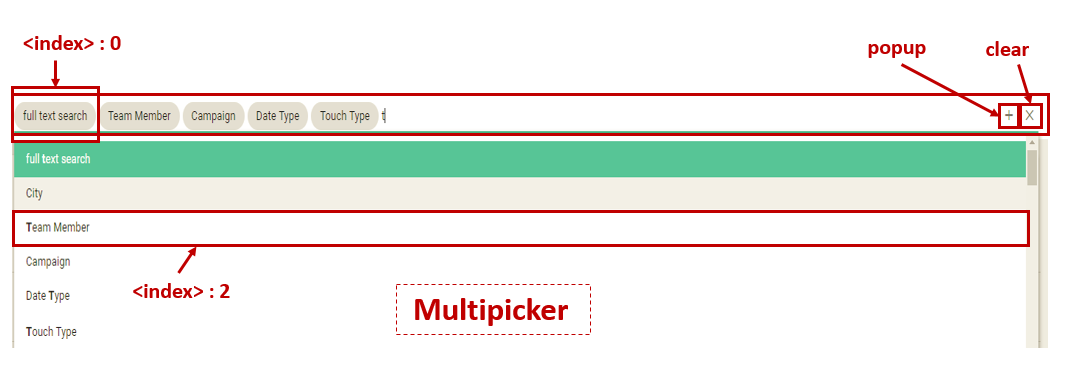 Multi-picker Example