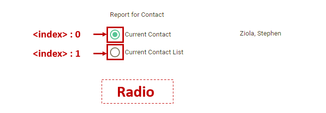 Radio Example