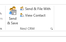 Sending and saving in Microsoft Outlook